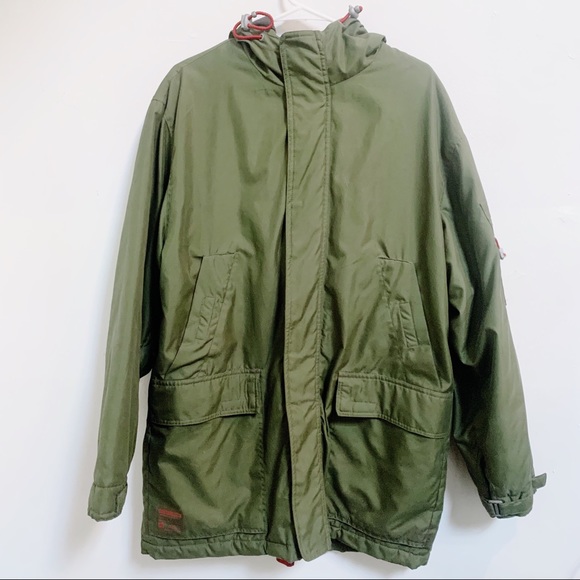 Quiksilver | Army Green Insulated Snow Jacket - Picture 1 of 7